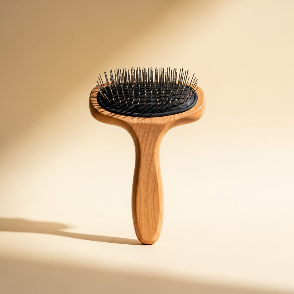 The One-Click Grooming Brush