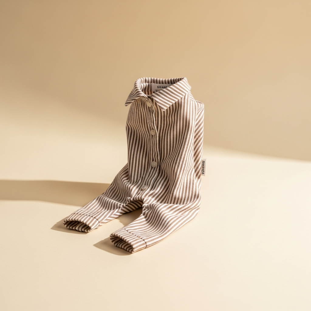 The Striped Cotton Jumpsuit