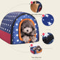 Foldable Star Print Comfortable Pet Bed