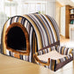 Foldable Star Print Comfortable Pet Bed