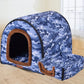 Foldable Star Print Comfortable Pet Bed