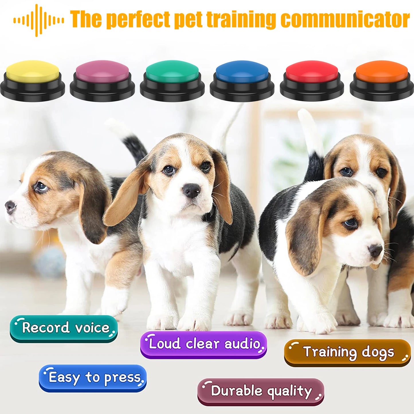 Smart Pet Training Talking Button Set