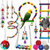13pcs Bird Toys Chewable Parrot Bird