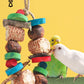 Natural Wooden Blocks Bird Chewing Toy