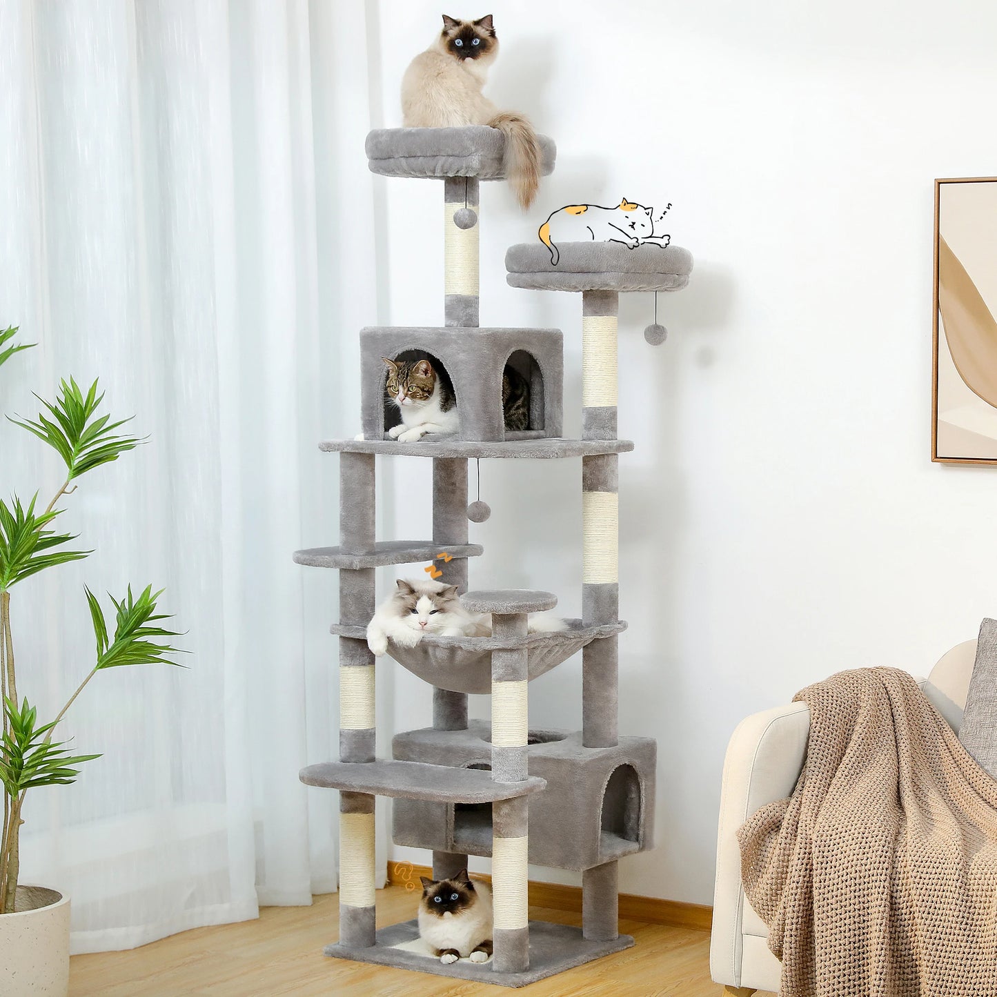 Cat Tree House