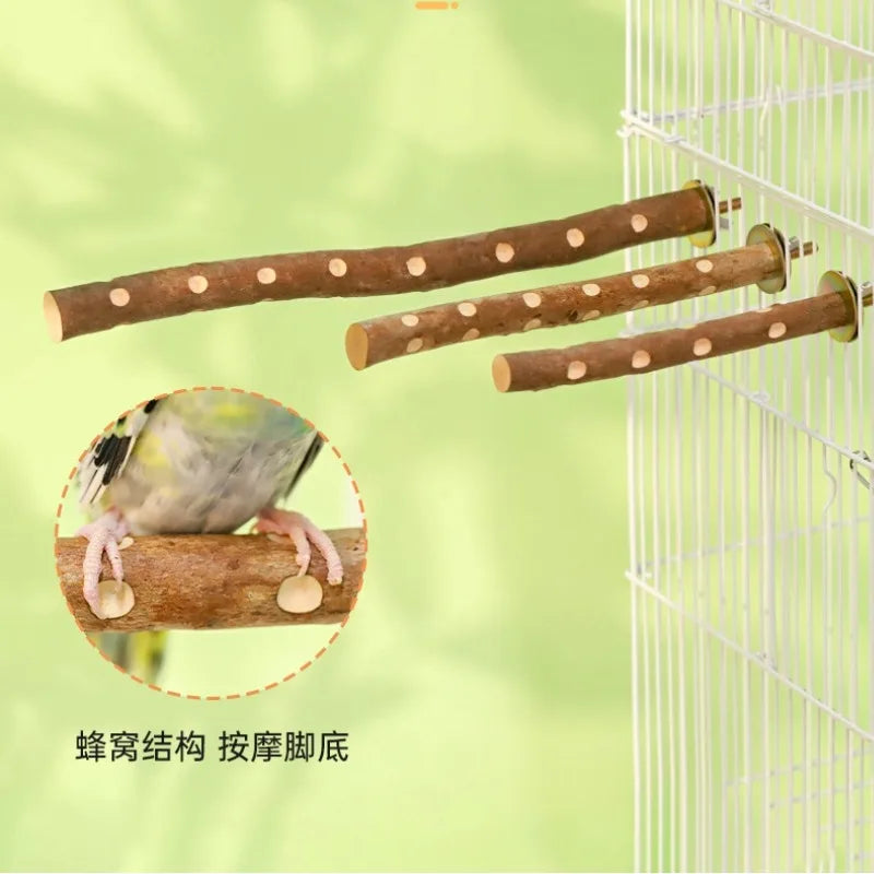 Natural Wooden Birds Perch