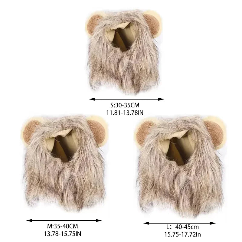 Cute Lion Mane Cat Costume