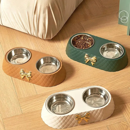 Double Pet Bowls