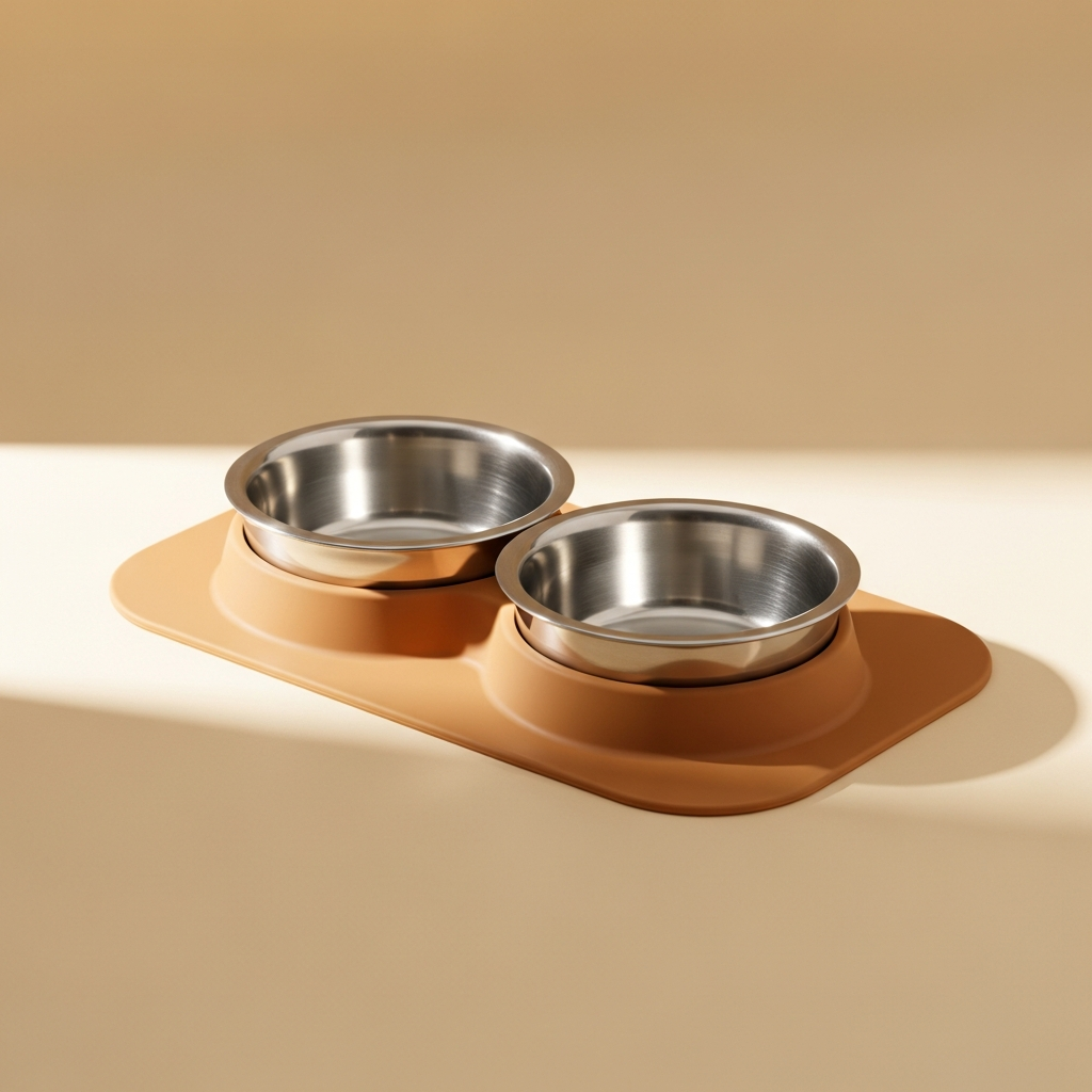 The Double Diner with Non-Skid Silicone Mat
