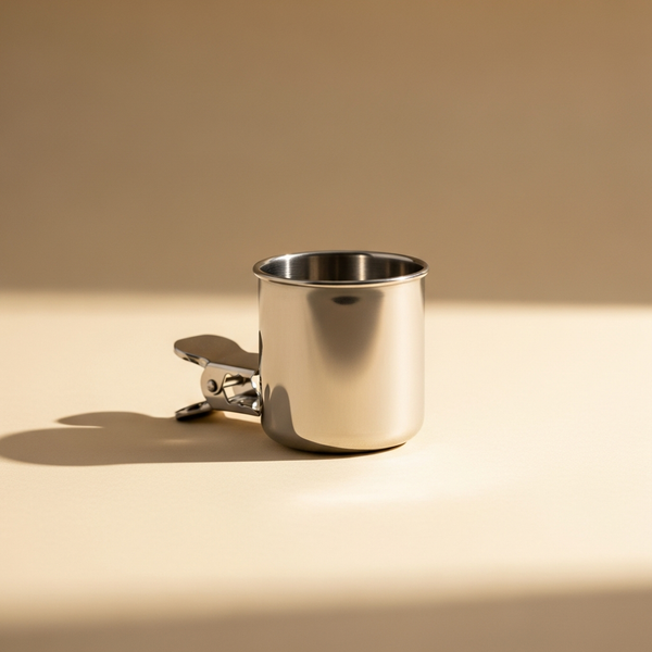 The Stainless Steel Clip-On Feeding Cup