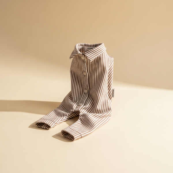 The Striped Cotton Jumpsuit